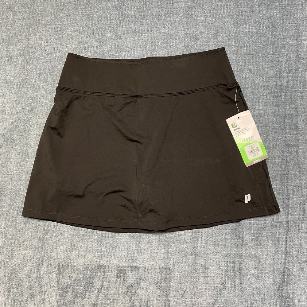 Prince Tennis Skort Women Small Black Match Knit Dark Wash Sweat Wicking Running